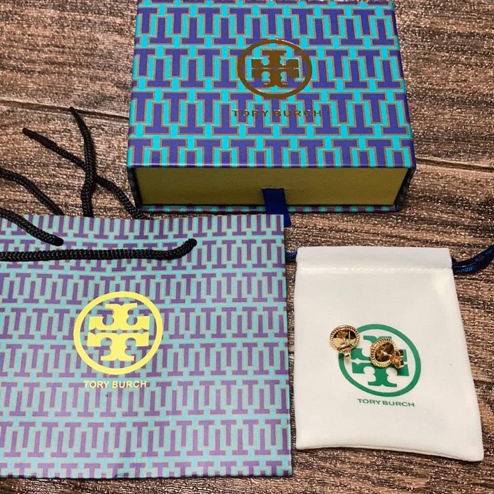 Tory Burch Gold Earrings - Picture 5 of 5
